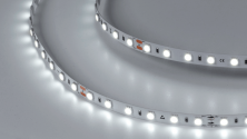 Светодиодная лента LUX, 5050, 60 LED/м, 14,4 Вт/м, 24В, IP33, Холодный белый (6000K), DSG560-24-W-33