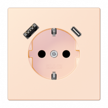 Розетка 2K+З USB Typ AC Jung LC1520-15CA226