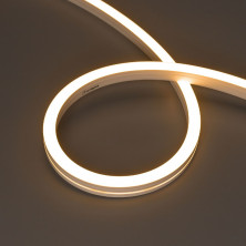 Светодиодная герметичная лента Arlight MOONLIGHT-SIDE-A140-12x17mm 24V Warm2700 (9.6 W/m, IP67, 5m, wire x2) 042783