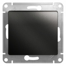 Выключатель 1-клавишный сх.1, 10AX Systeme Electric Glossa Антрацит GSL000711