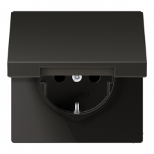 Розетка штепсельная Schuko Jung AL1520NKLAN