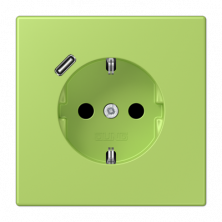 Розетка 2K+З USB Typ C Jung LC1520-18C221