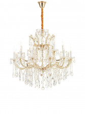 Подвесная люстра iLamp Diamond 6071-18 GD+CL