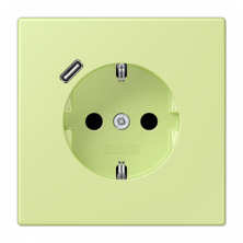 Розетка 2K+З USB Typ C Jung LC1520-18C222