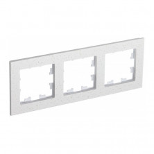 Рамка Systeme Electric Atlas Design Nature на 3 поста, крем роял ATN343103