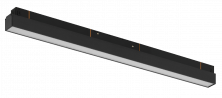 Трековый магнитный светильник iLedex Vision 4822-001-L600-24W-110DG-4000K-BK