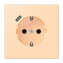 Розетка 2K+З USB Typ C Jung LC1520-18C223