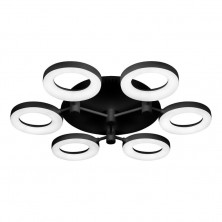 Потолочная светодиодная люстра iLedex Jomo FS-014-X6-(B) 72W BK
