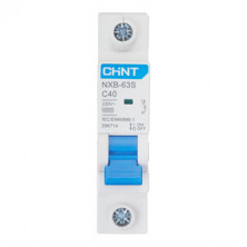 Автоматический выключатель CHINT NXB-63S 1P 40А 4.5kA 230В х-ка C (R) 296714