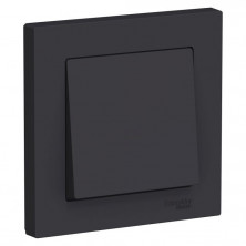 Выключатель 1-клавишный сх.1, 10АХ Systeme Electric AtlasDesign Карбон ATN001012