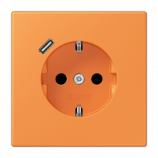 Розетка 2K+З USB Typ C Jung LC1520-18C225