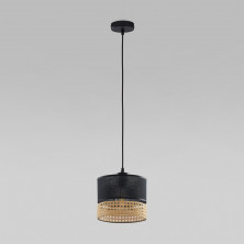 Подвесной светильник с тканевым абажуром 6544 Paglia Black