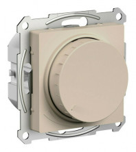 Светорегулятор поворотно-нажимной Schneider Electric Atlas Design 400 Вт, песочный ATN001223
