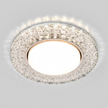 Встраиваемый точечный светильник с LED подсветкой 3029 GX53 CL прозрачный