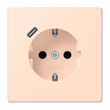 Розетка 2K+З USB Typ C Jung LC1520-18C228