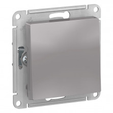 Переключатель одноклавишный Systeme Electric Atlas Design алюминий ATN000361