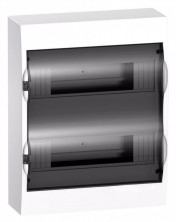 Бокс навесной 24М белый прозрачная черная дверь City9 Systeme Electric EZ9E212S2SRU