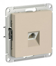 Розетка Schneider Electric Atlas Design RJ-45 кат. 5е, песочный ATN001283