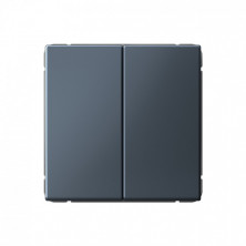 Переключатель двухклавишный Schneider Electric Art Gallery Грифель GAL000765