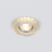 Встраиваемый точечный светильник с LED подсветкой 2213 MR16 CL прозрачный