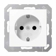Розетка Schuko Jung ABA1520BFWW