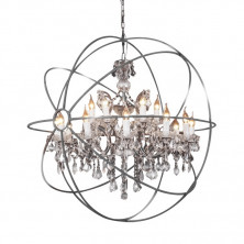 Подвесная люстра Delight Collection Foucault'S Orb 5014-D10 chrome