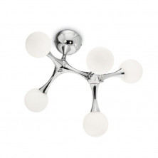 Потолочная люстра Ideal Lux Nodino PL5 Cromo 133386