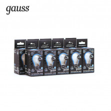Лампа светодиодная диммируемая Gauss филаментная E27 10W 4100К матовая 102202210-D