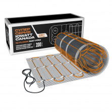 Тонкий самоклеящийся греющий мат 200 Вт/м.кв. - 12,0 м² IQ FLOOR MAT PRO 02016 IQWATT