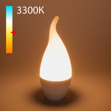 Светодиодная лампа "Свеча на ветру" CA37 6W 3300K E14 BLE1434