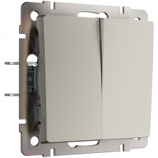 Выключатель двухклавишный Werkel W1220004 4690389211904 a069452