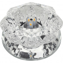 Встраиваемый светильник Fametto DLS-L301 3W GLASSY/CLEAR 10755