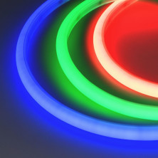 Светодиодная герметичная лента Arlight MOONLIGHT-TOP-G120-16x15mm 24V RGB (12 W/m, IP67, 5m, wire x2) 042753