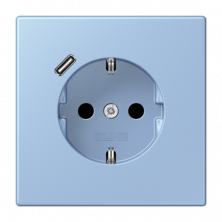 Розетка 2K+З USB Typ C Jung LC1520-18C207