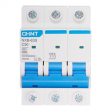 Автоматический выключатель CHINT NXB-63S 3P 50А 4.5kA 400В х-ка C (R) 296832