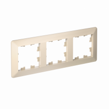 Рамка Systeme Electric AtlasDesign Air 3-ая, цвет бежевый, ATN220203