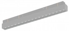 Трековый магнитный светильник iLedex Vision 4822-002-L350-18W-38DG-3000K-BK
